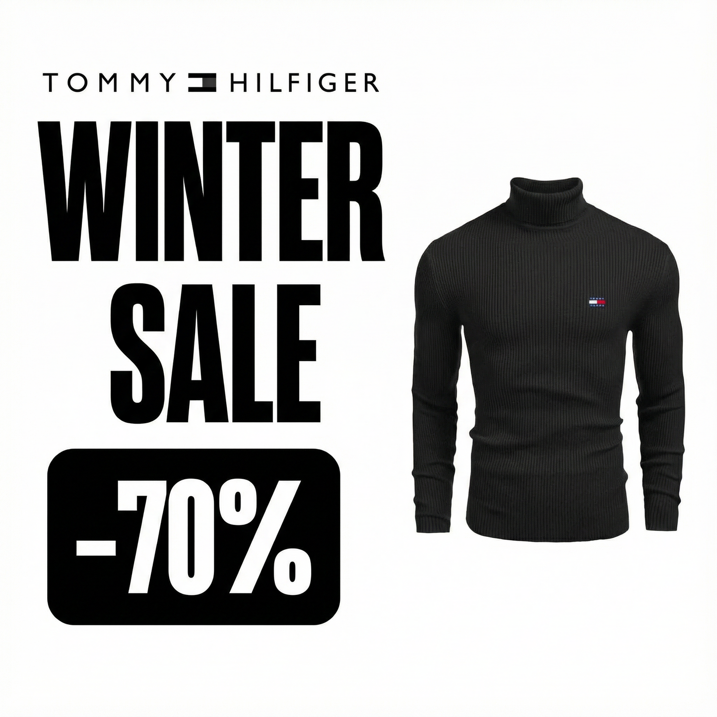 Tommy Hilfiger Turtleneck Sweater (Winter Sale)