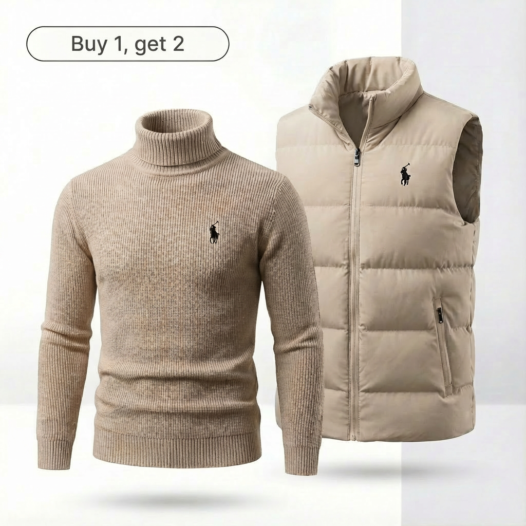 Vest + Free Sweater Ralph Lauren (Clearance Sale)