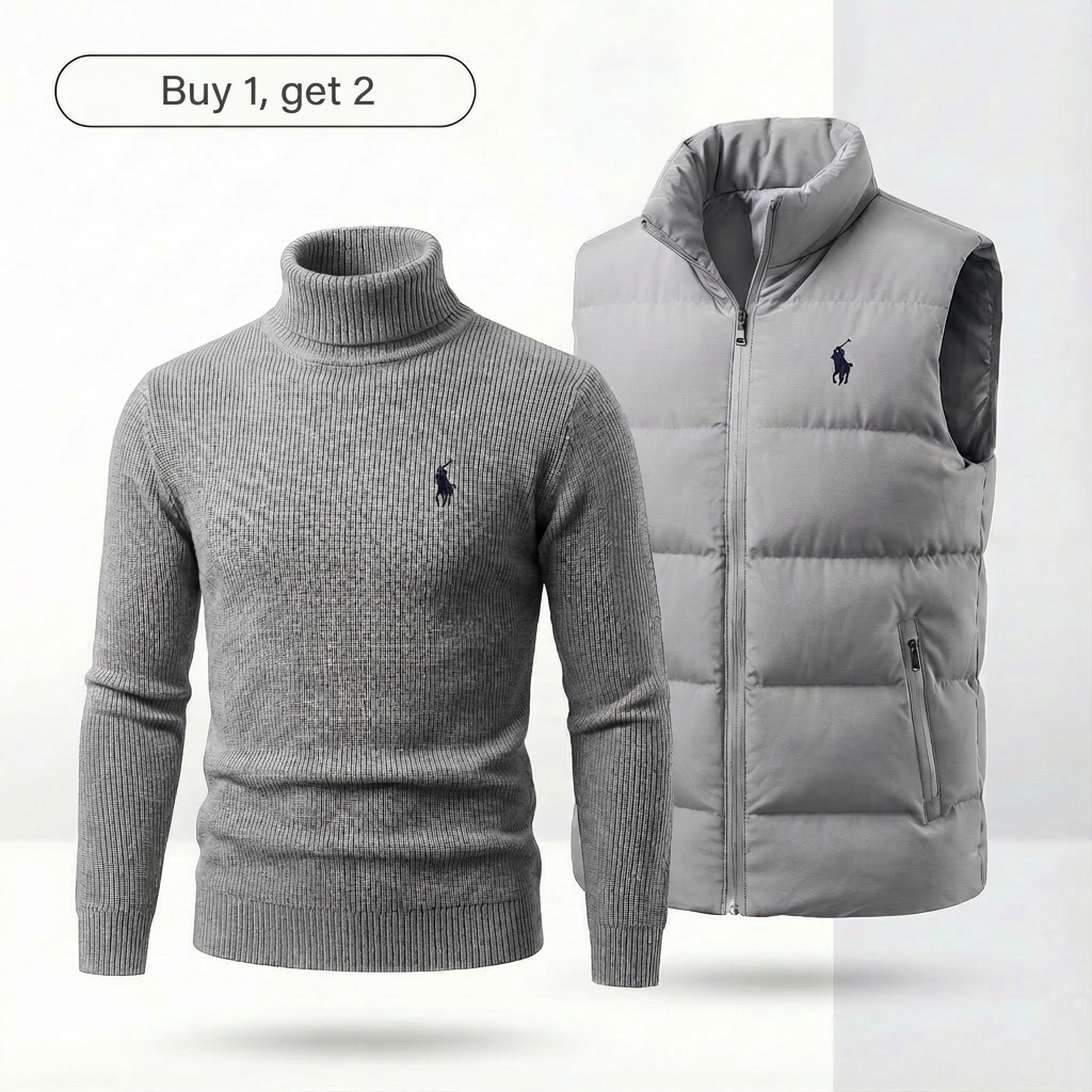 Vest + Free Sweater Ralph Lauren (Clearance Sale)