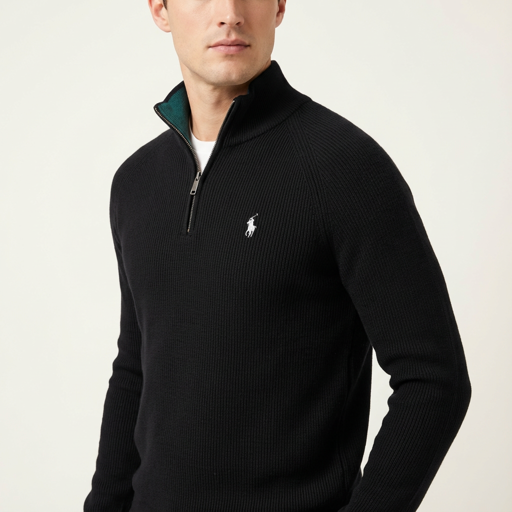 Ralph Lauren Zip Collar Sweater (Winter Sale)
