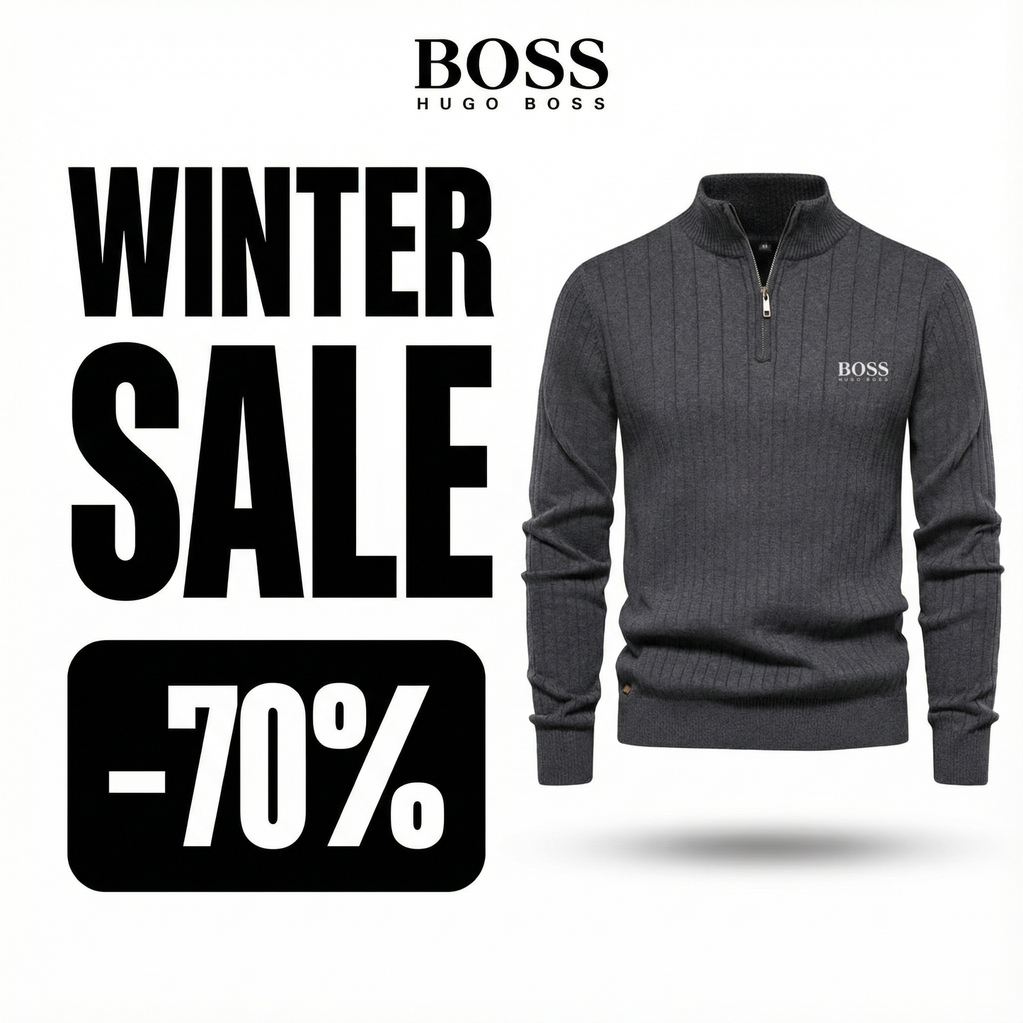 Zipped Sweater BOSS (Winter Sale)