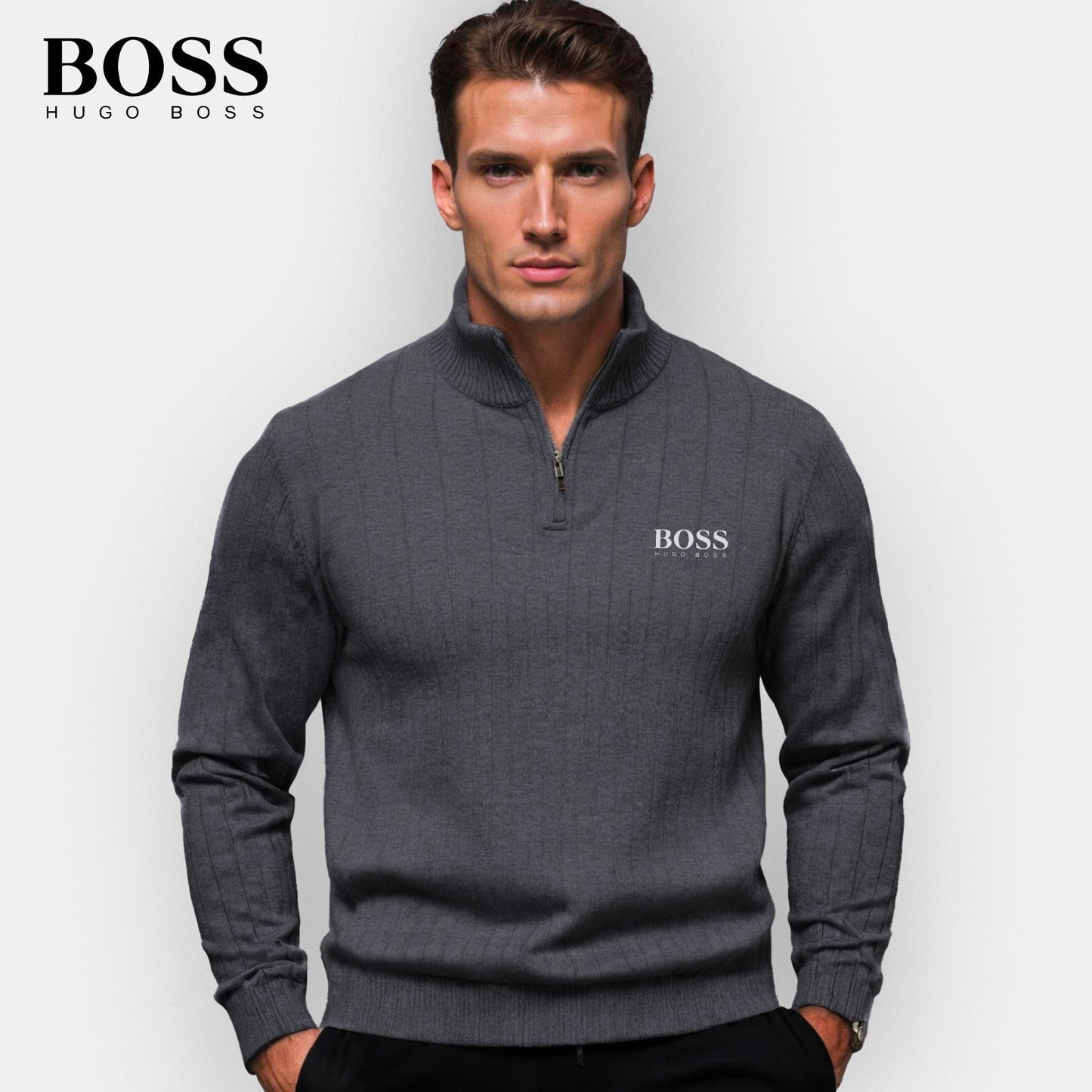 Zipped Sweater BOSS (Winter Sale)