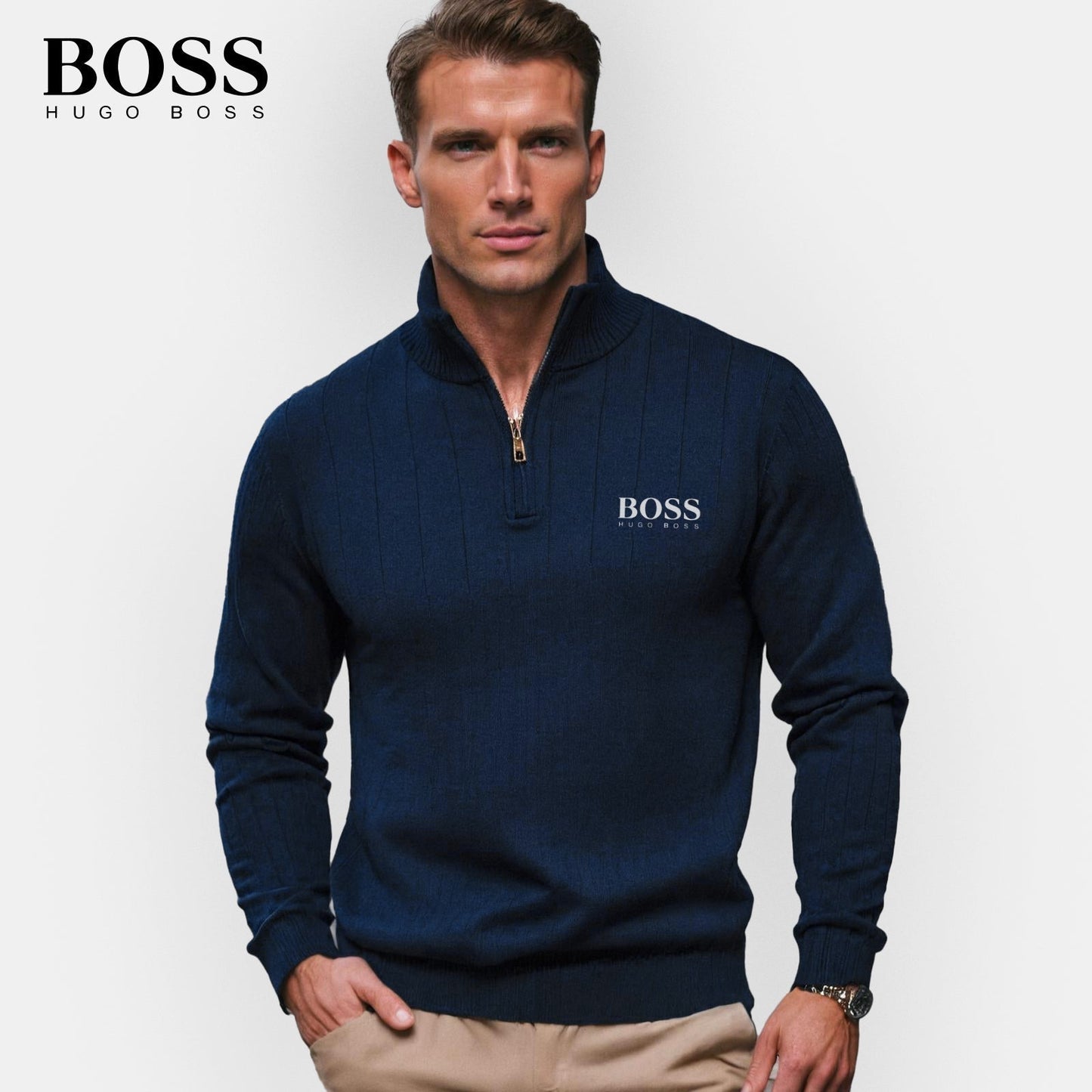 Zipped Sweater BOSS (Winter Sale)
